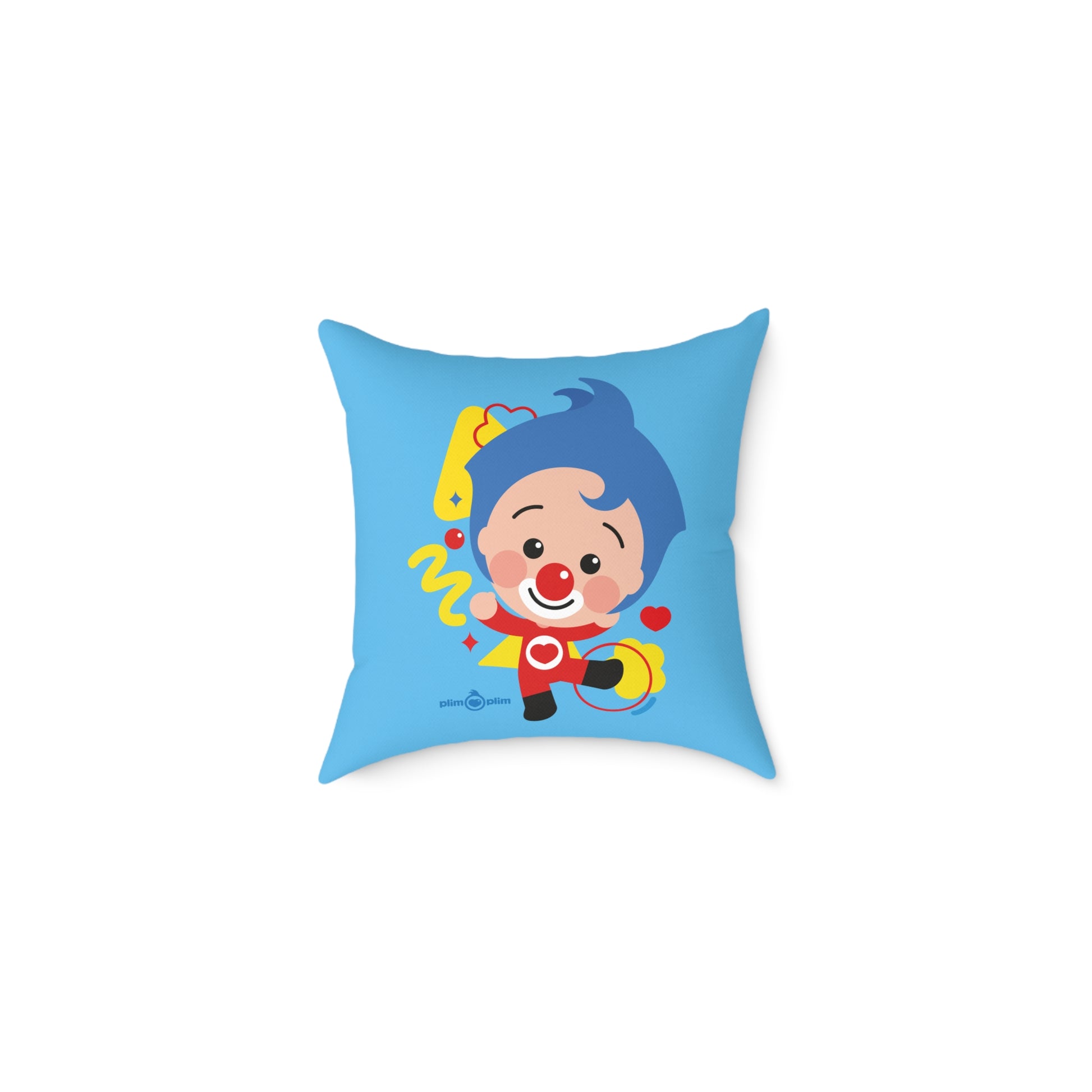 Plim Plim Square Poly Canvas Pillow