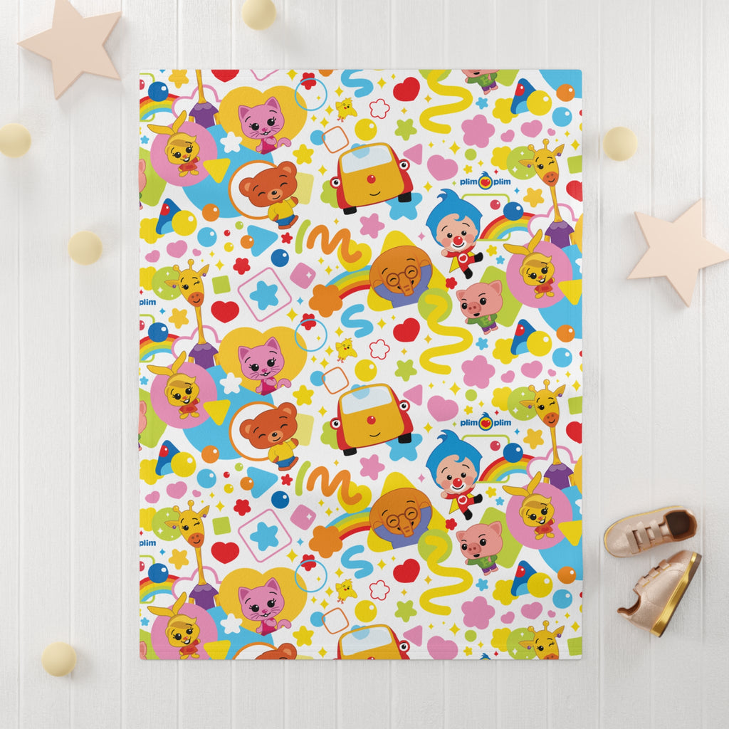 Plim Plim Soft Fleece Baby Blanket